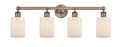 Hadley - 4 Light - 32 inch - Antique Copper - Bath Vanity Light (3442|616-4W-AC-G341)