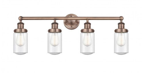 Dover - 4 Light - 32 inch - Antique Copper - Bath Vanity Light (3442|616-4W-AC-G314)