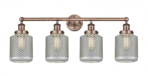 Stanton - 4 Light - 33 inch - Antique Copper - Bath Vanity Light (3442|616-4W-AC-G262)