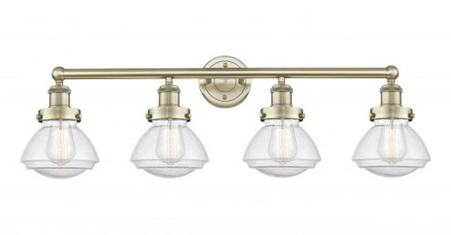 Olean - 4 Light - 34 inch - Antique Brass - Bath Vanity Light (3442|616-4W-AB-G324)