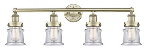 Canton - 4 Light - 32 inch - Antique Brass - Bath Vanity Light (3442|616-4W-AB-G182S)