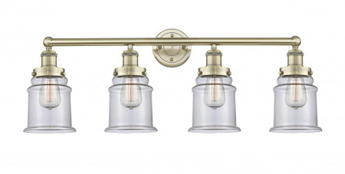 Canton - 4 Light - 33 inch - Antique Brass - Bath Vanity Light (3442|616-4W-AB-G182)