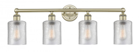 Cobbleskill - 4 Light - 32 inch - Antique Brass - Bath Vanity Light (3442|616-4W-AB-G112)