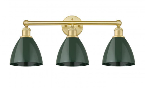 Plymouth - 3 Light - 26 inch - Satin Gold - Bath Vanity Light (3442|616-3W-SG-MBD-75-GR)