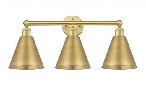 Berkshire - 3 Light - 26 inch - Satin Gold - Bath Vanity Light (3442|616-3W-SG-MBC-8-SG)