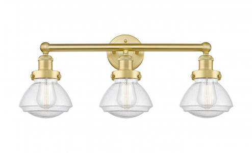Olean - 3 Light - 25 inch - Satin Gold - Bath Vanity Light (3442|616-3W-SG-G324)