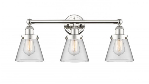 Cone - 3 Light - 24 inch - Polished Nickel - Bath Vanity Light (3442|616-3W-PN-G62)