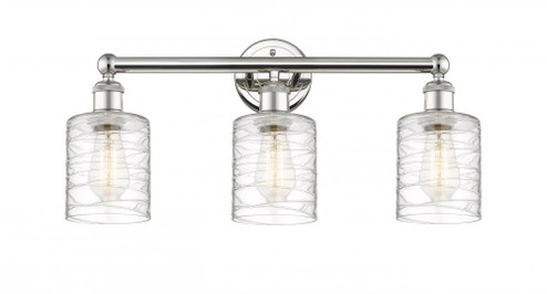 Cobbleskill - 3 Light - 23 inch - Polished Nickel - Bath Vanity Light (3442|616-3W-PN-G1113)