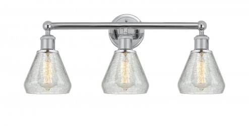 Conesus - 3 Light - 24 inch - Polished Chrome - Bath Vanity Light (3442|616-3W-PC-G275)