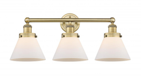 Cone - 3 Light - 26 inch - Brushed Brass - Bath Vanity Light (3442|616-3W-BB-G41)