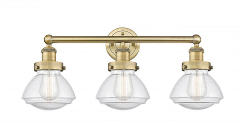 Olean - 3 Light - 25 inch - Brushed Brass - Bath Vanity Light (3442|616-3W-BB-G324)