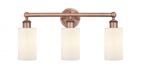 Clymer - 3 Light - 22 inch - Antique Copper - Bath Vanity Light (3442|616-3W-AC-G801)