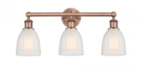 Brookfield - 3 Light - 24 inch - Antique Copper - Bath Vanity Light (3442|616-3W-AC-G441)