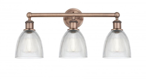 Castile - 3 Light - 24 inch - Antique Copper - Bath Vanity Light (3442|616-3W-AC-G382)