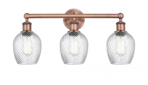 Salina - 3 Light - 24 inch - Antique Copper - Bath Vanity Light (3442|616-3W-AC-G292)