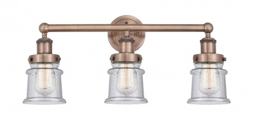 Canton - 3 Light - 23 inch - Antique Copper - Bath Vanity Light (3442|616-3W-AC-G184S)