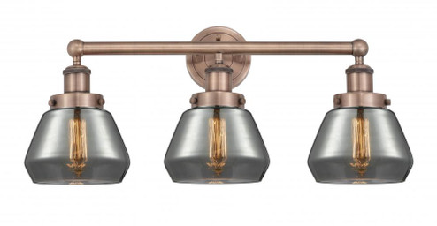 Fulton - 3 Light - 25 inch - Antique Copper - Bath Vanity Light (3442|616-3W-AC-G173)