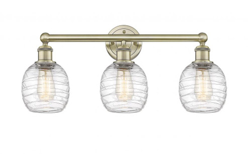 Belfast - 3 Light - 24 inch - Antique Brass - Bath Vanity Light (3442|616-3W-AB-G1013)