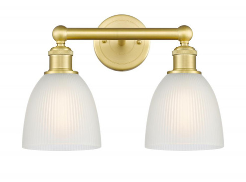 Castile - 2 Light - 15 inch - Satin Gold - Bath Vanity Light (3442|616-2W-SG-G381)