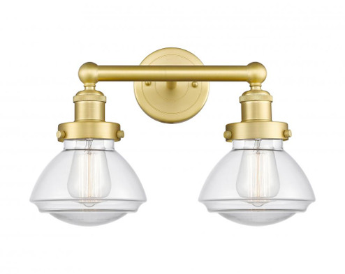 Olean - 2 Light - 16 inch - Satin Gold - Bath Vanity Light (3442|616-2W-SG-G322)