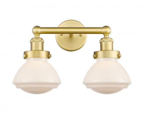Olean - 2 Light - 16 inch - Satin Gold - Bath Vanity Light (3442|616-2W-SG-G321)