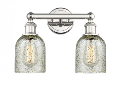 Caledonia - 2 Light - 14 inch - Polished Nickel - Bath Vanity Light (3442|616-2W-PN-G259)