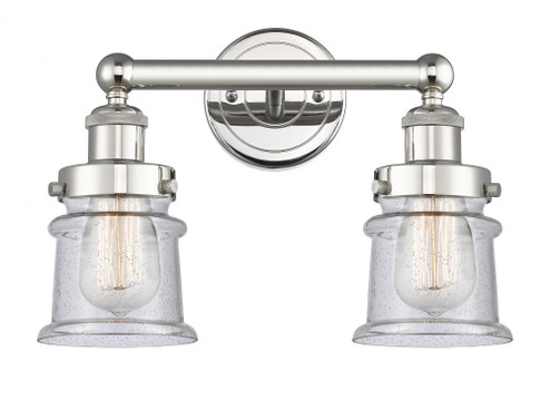Canton - 2 Light - 14 inch - Polished Nickel - Bath Vanity Light (3442|616-2W-PN-G184S)