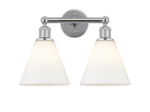 Berkshire - 2 Light - 17 inch - Polished Chrome - Bath Vanity Light (3442|616-2W-PC-GBC-81)