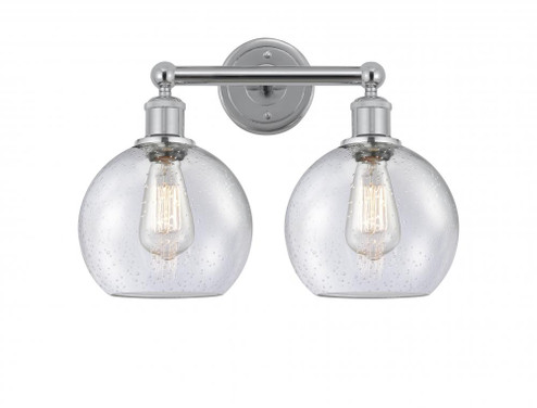 Athens - 2 Light - 17 inch - Polished Chrome - Bath Vanity Light (3442|616-2W-PC-G124-8)