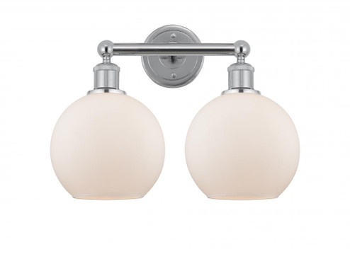 Athens - 2 Light - 17 inch - Polished Chrome - Bath Vanity Light (3442|616-2W-PC-G121-8)