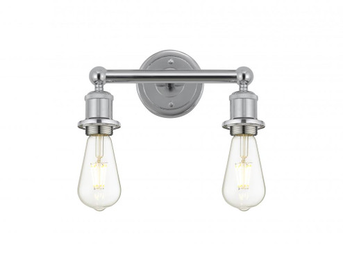 Edison - 2 Light - 11 inch - Polished Chrome - Bath Vanity Light (3442|616-2W-PC)