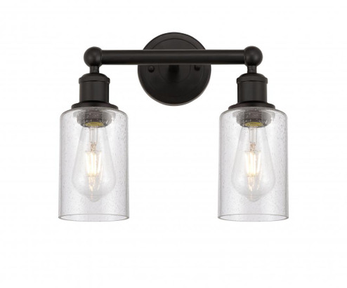 Clymer - 2 Light - 13 inch - Oil Rubbed Bronze - Bath Vanity Light (3442|616-2W-OB-G804)