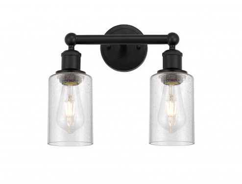Clymer - 2 Light - 13 inch - Matte Black - Bath Vanity Light (3442|616-2W-BK-G804)
