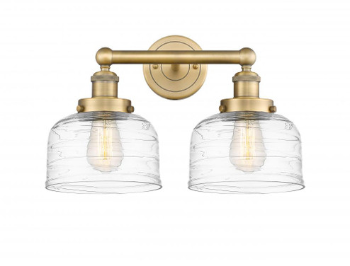 Bell - 2 Light - 17 inch - Brushed Brass - Bath Vanity Light (3442|616-2W-BB-G713)