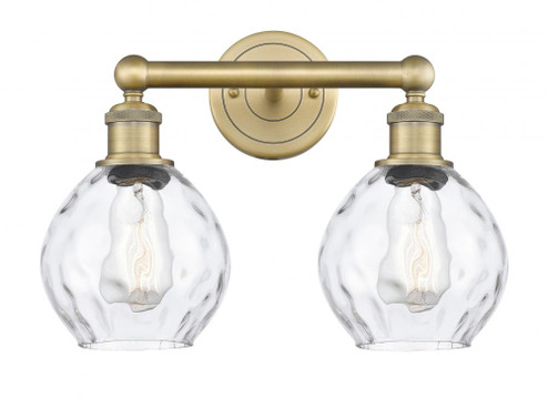 Waverly - 2 Light - 15 inch - Brushed Brass - Bath Vanity Light (3442|616-2W-BB-G362)