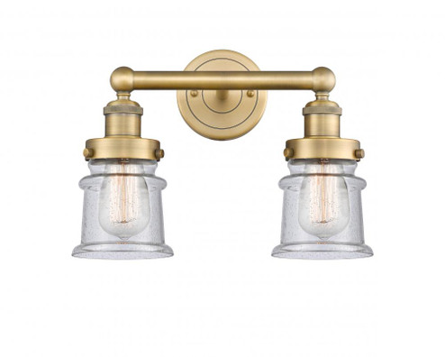 Canton - 2 Light - 14 inch - Brushed Brass - Bath Vanity Light (3442|616-2W-BB-G184S)