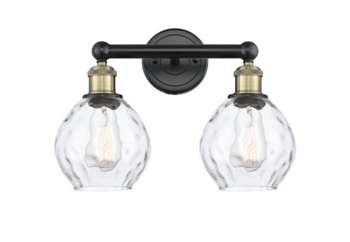 Waverly - 2 Light - 15 inch - Black Antique Brass - Bath Vanity Light (3442|616-2W-BAB-G362)