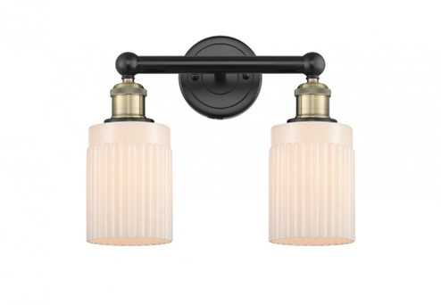 Hadley - 2 Light - 14 inch - Black Antique Brass - Bath Vanity Light (3442|616-2W-BAB-G341)