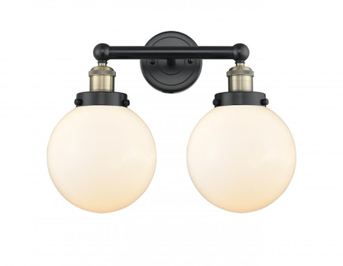 Beacon - 2 Light - 17 inch - Black Antique Brass - Bath Vanity Light (3442|616-2W-BAB-G201-8)