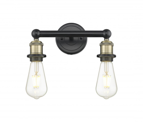 Edison - 2 Light - 11 inch - Black Antique Brass - Bath Vanity Light (3442|616-2W-BAB)