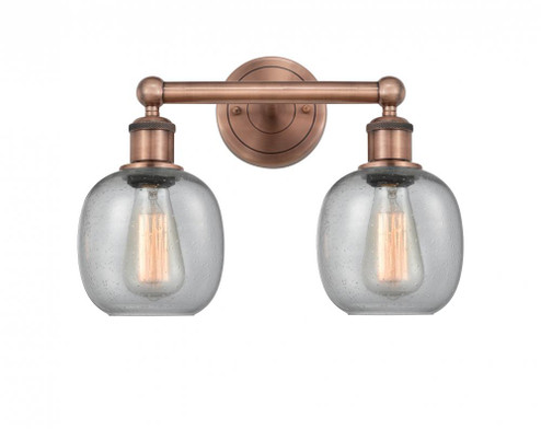 Belfast - 2 Light - 15 inch - Antique Copper - Bath Vanity Light (3442|616-2W-AC-G104)