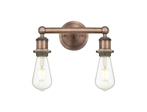 Edison - 2 Light - 11 inch - Antique Copper - Bath Vanity Light (3442|616-2W-AC)