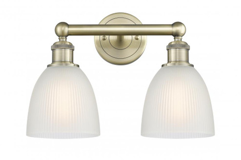Castile - 2 Light - 15 inch - Antique Brass - Bath Vanity Light (3442|616-2W-AB-G381)
