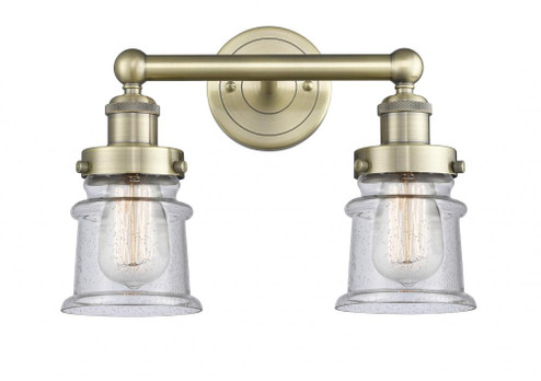 Canton - 2 Light - 14 inch - Antique Brass - Bath Vanity Light (3442|616-2W-AB-G184S)