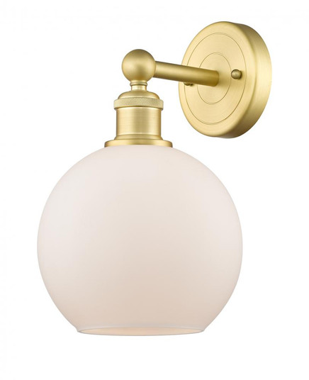 Athens - 1 Light - 8 inch - Satin Gold - Sconce (3442|616-1W-SG-G121-8)