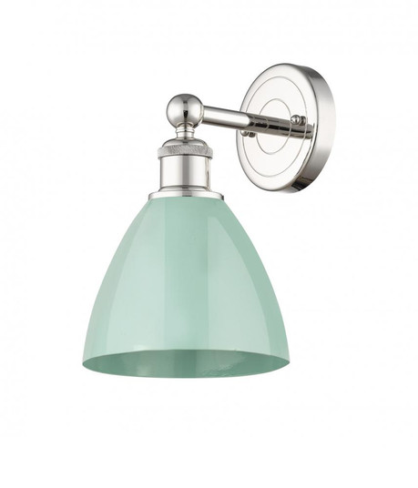 Plymouth - 1 Light - 8 inch - Polished Nickel - Sconce (3442|616-1W-PN-MBD-75-SF)