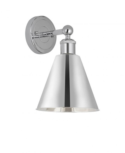 Berkshire - 1 Light - 8 inch - Polished Chrome - Sconce (3442|616-1W-PC-MBC-8-PC)