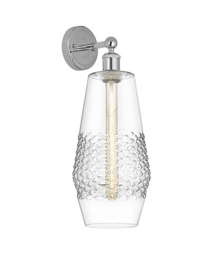 Windham - 1 Light - 7 inch - Polished Chrome - Sconce (3442|616-1W-PC-G682-7)