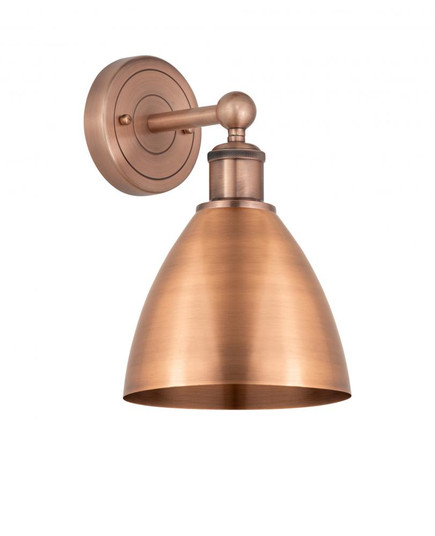 Bristol - 1 Light - 8 inch - Antique Copper - Sconce (3442|616-1W-AC-MBD-75-AC)