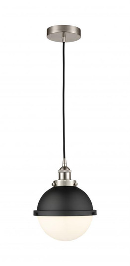 Edison - 1 Light - 9 inch - Satin Nickel - Mini Pendant (3442|616-1PH-SN-HFS-81-BK)